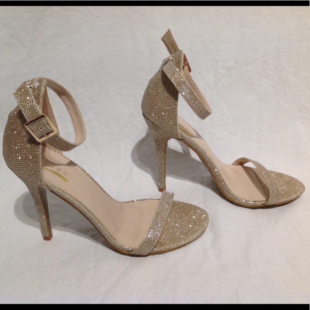 Beautiful sparkly high heels